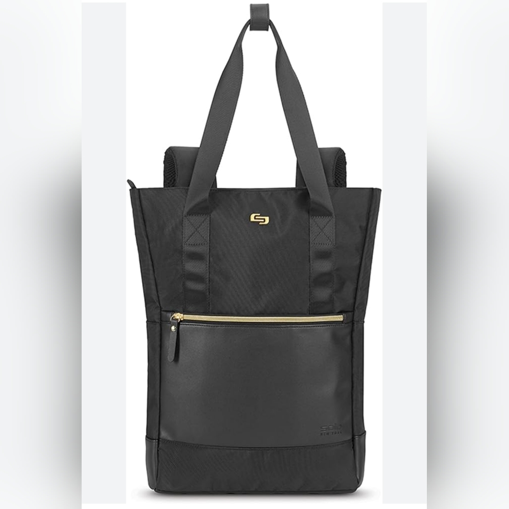 Black Solo New York Parker Hybrid Backpack EUC